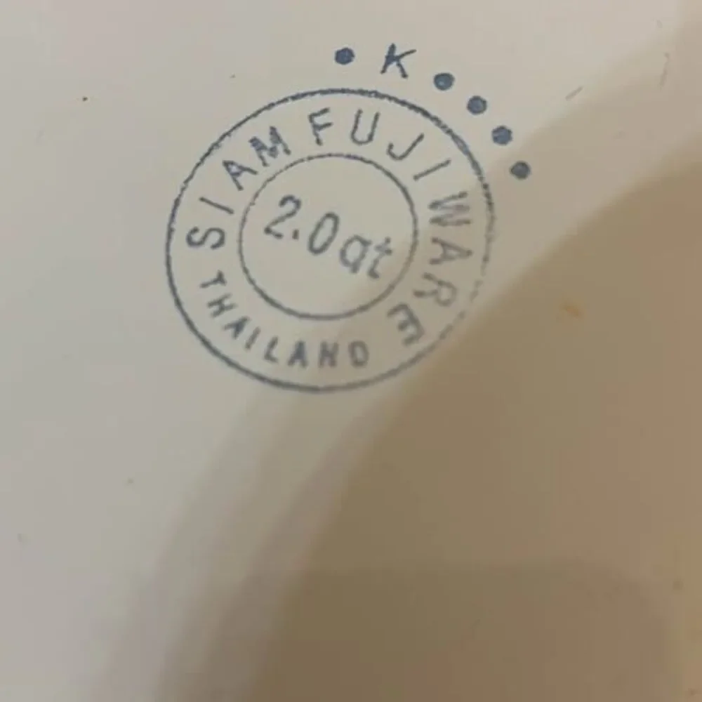 Siam Fuji Ware 2.0 qt Enamel Tea Kettle